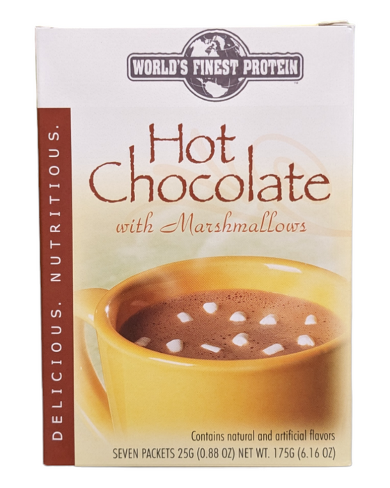 Hot Chocolate with Marshmallows Protein Drink - Box of 7 meals - 4 Net Carbs per serving!