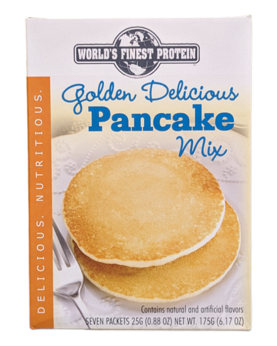 Pancake Protein Mix - Golden Delicious - Box of 7 meals - 5 Net Carbs per serving!